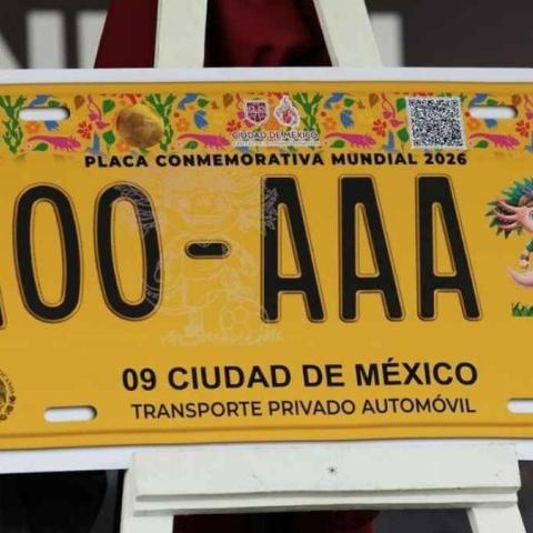 ¿Cuándo y dónde obtener las placas conmemorativas del Mundial 2026 en CDMX?