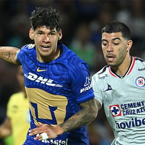 Los Pumas vienen de abajo y le empatan al Cruz Azul