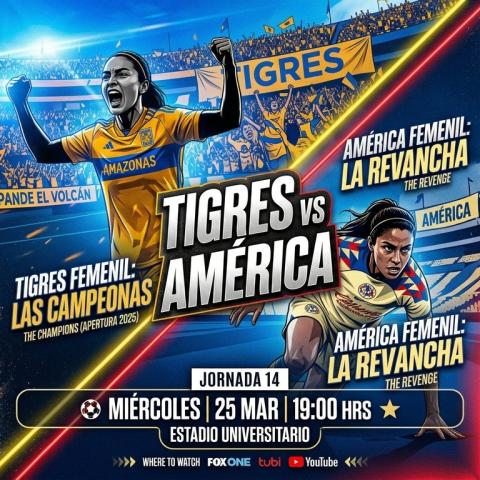 Tigres Femenil vs América Femenil
