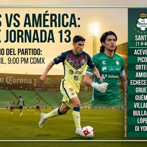América visita el Infierno de Santos