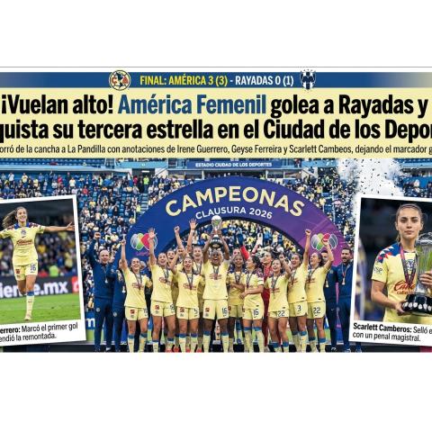  América Femenil golea a Rayadas