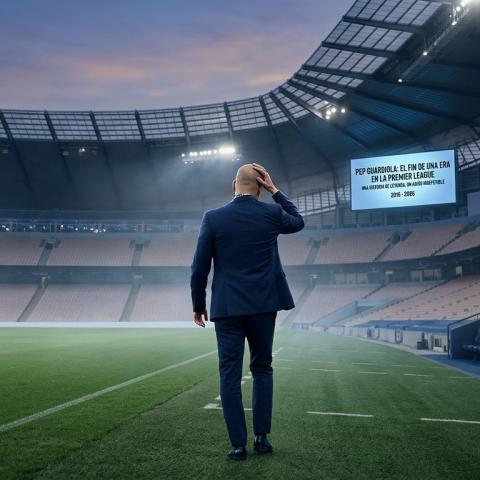 Pep Guardiola se despide de la Premier League