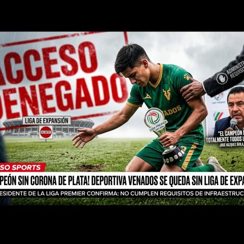 ¡Campeón sin corona de plata! 