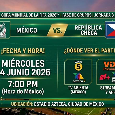 Alerta en el TRI México vs. República Checa