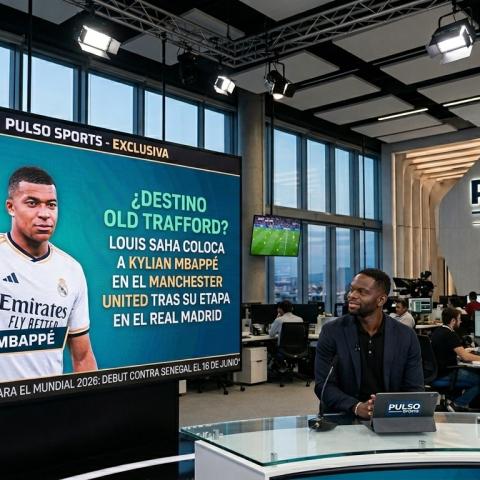 Kylian Mbappé en el Manchester United 