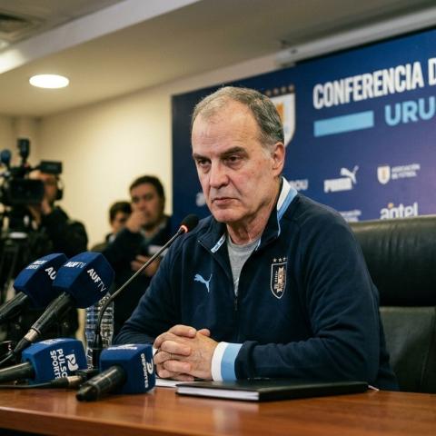 Marcelo Bielsa se despide de Uruguay