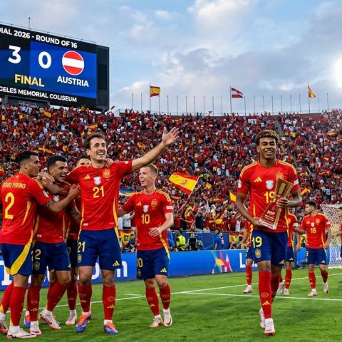 España golea a Austria