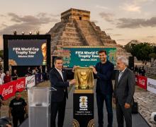 Yucatán vibra con la gira de la FIFA