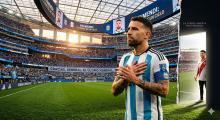Otamendi aterrizó en Argentina