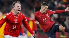 República Checa y Dinamarca luchan por un boleto al Mundial 2026 en Praga.