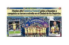  América Femenil golea a Rayadas